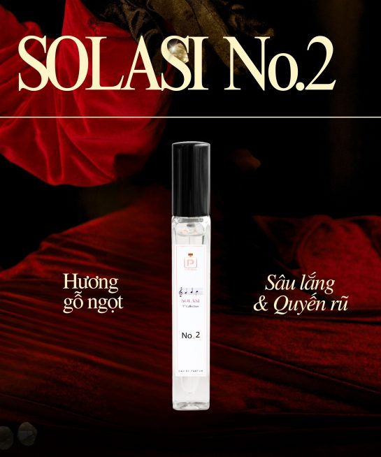 [NƯỚC HOA NAM] SOLASI No.2 Hương Gỗ Ngọt