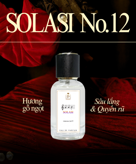 [NƯỚC HOA NAM] SOLASI No.12 Hương Gỗ Ngọt