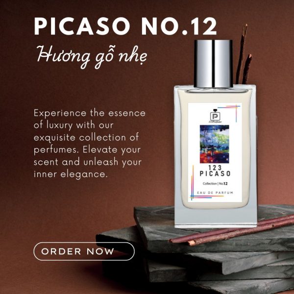 [UNISEX] Picaso no.12 Hương Gỗ Nhẹ