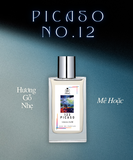 [UNISEX] Picaso no.12 Hương Gỗ Nhẹ