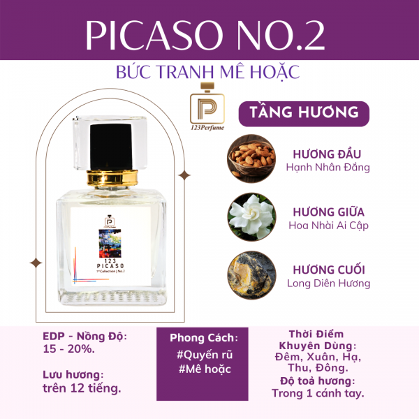 [UNISEX] Picaso no.13 Hương Hoa